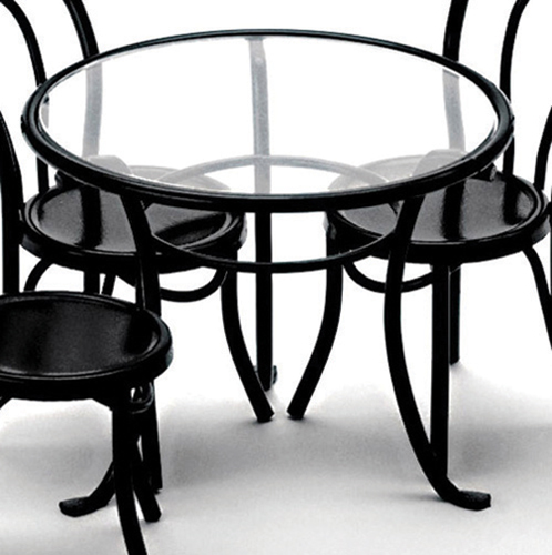 Patio Table, Black